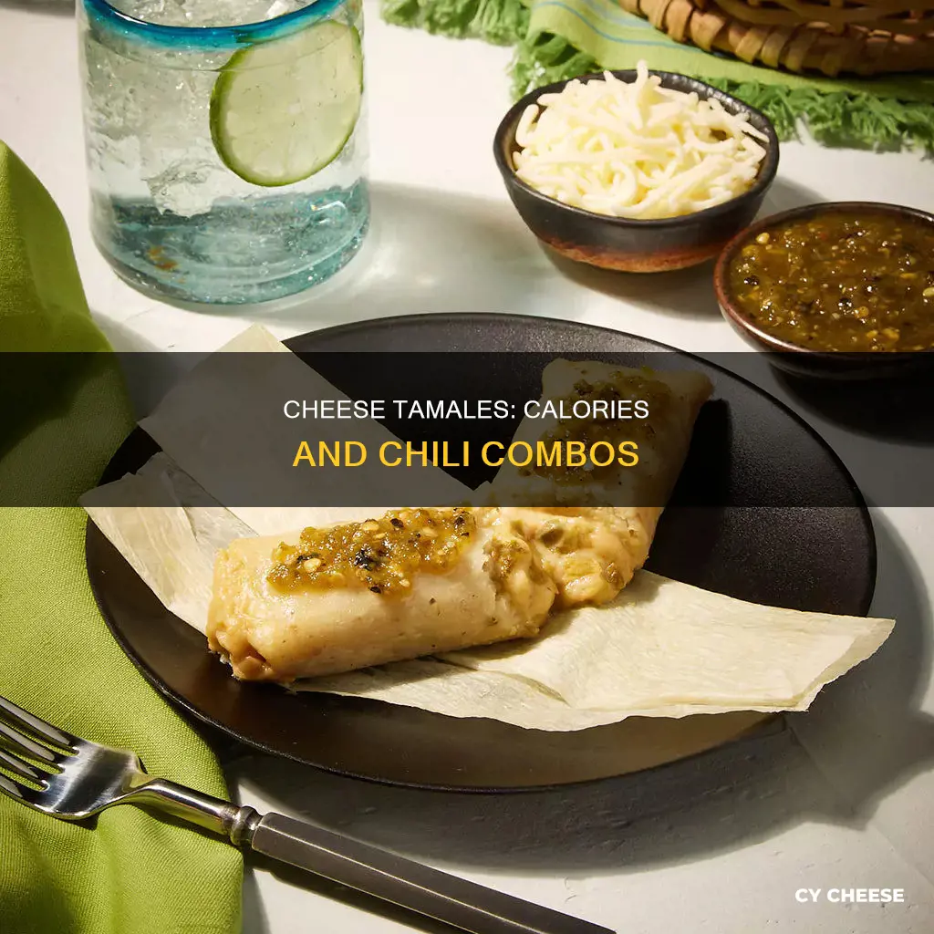how many calories in a chili and cheese tamale