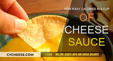 Cheese Sauce Calories: How Many in a Cup?