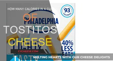 Cheese and Chips: Calories in Tostitos