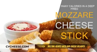Cheese Sticks: Calories in Deep-Fried Mozzarella Delights