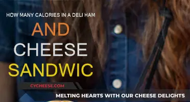 Calorie Count of a Deli Ham and Cheese Sandwich