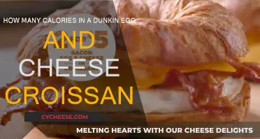Dunkin's Egg and Cheese Croissant: Calories Unveiled