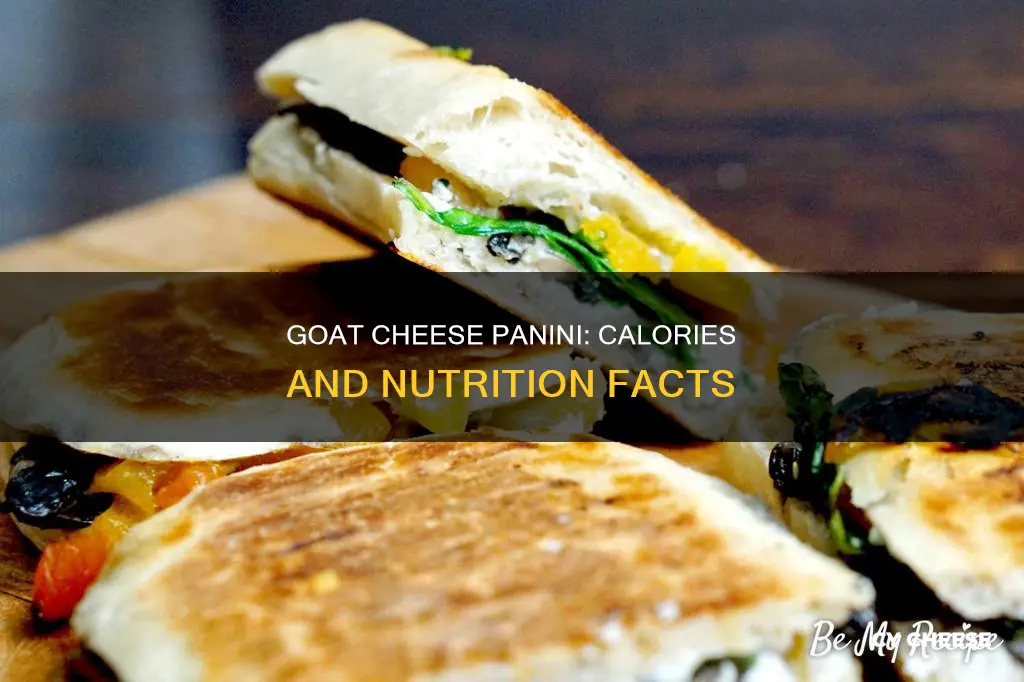how many calories in a goats cheese panini