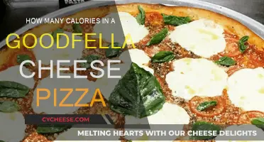 Cheese Pizza Calories: Goodfellas Style