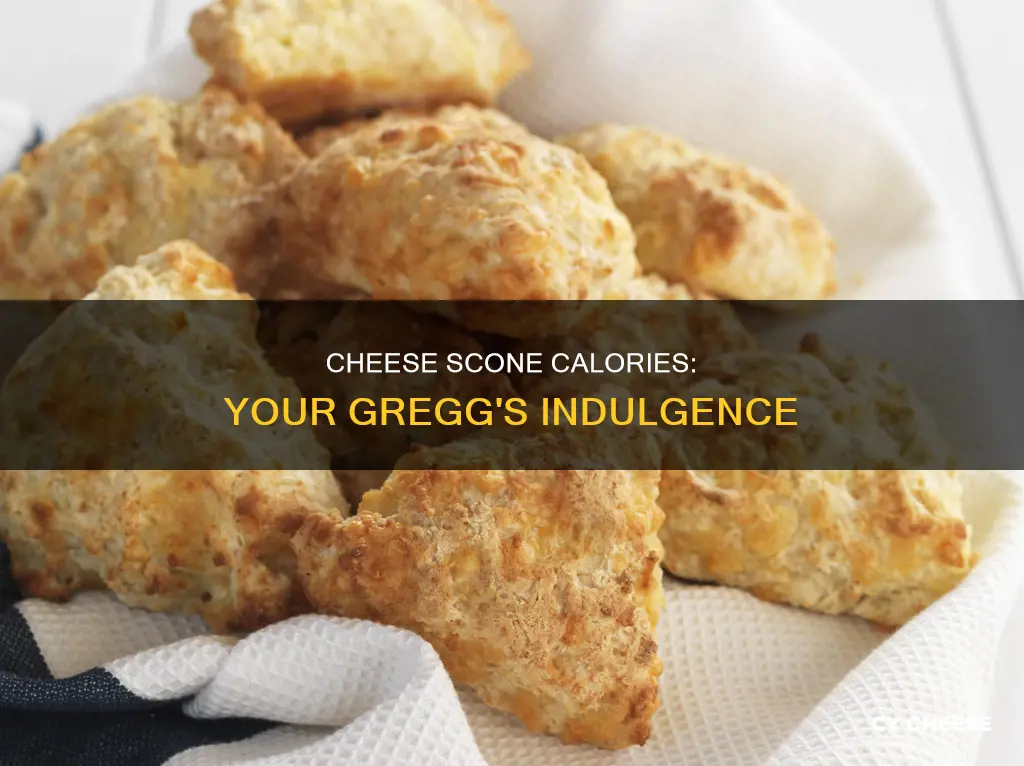 how many calories in a greggs cheese scone