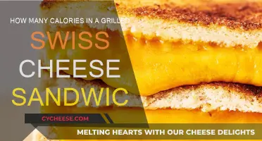 Cheese Sandwich Calories: Grilled Swiss Style