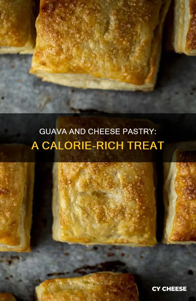 how many calories in a guava and cheese pastry