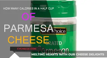 Calories in Half a Cup of Parmesan Cheese