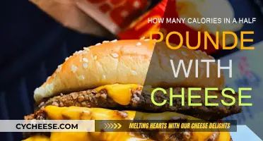 Cheese Calories in a Half Pounder