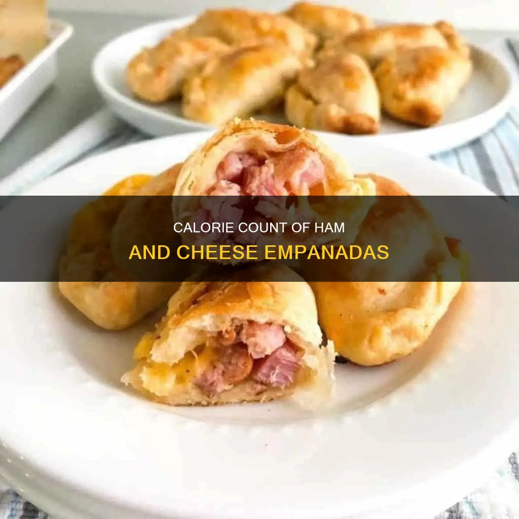 how many calories in a ham and cheese empanada