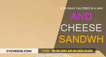 Calorie Count of a Ham and Cheese Sandwich