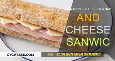 Ham and Cheese Sandwich: Calorie-Dense Delight
