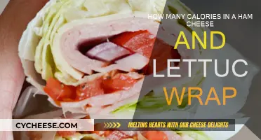 Healthy Wrap Calories: Ham, Cheese, and Lettuce