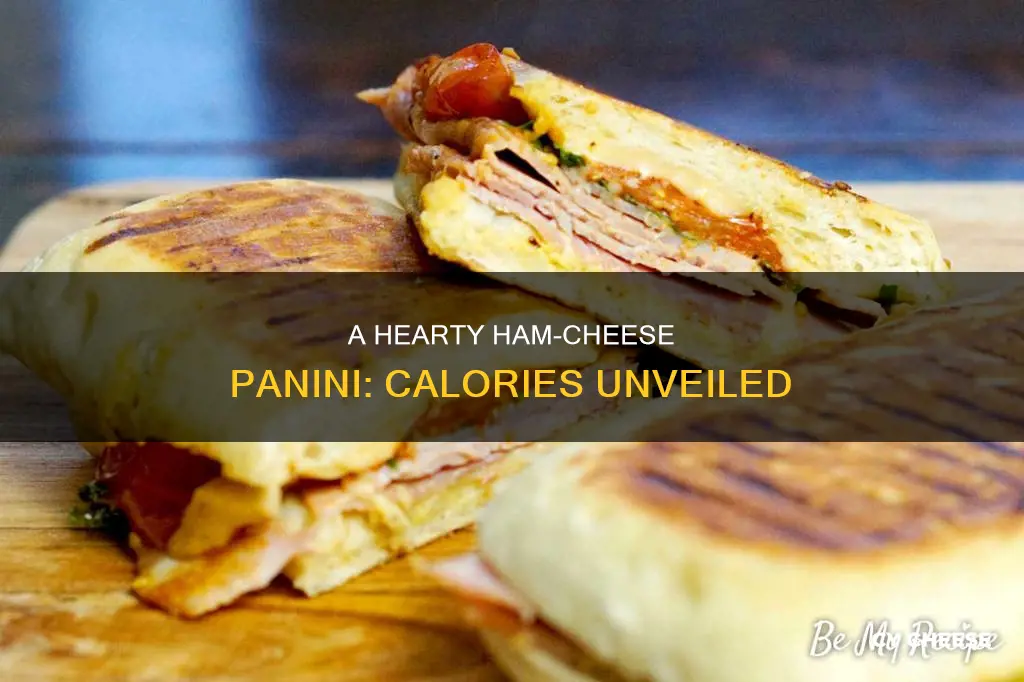 how many calories in a ham cheese panini