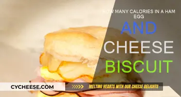 Calorie Count of a Ham, Egg, and Cheese Biscuit
