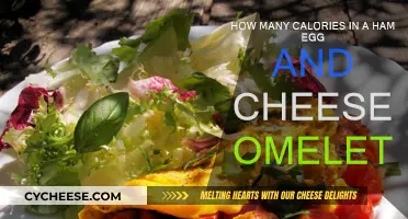 Calorie-Rich Ham, Egg, and Cheese Omelette