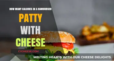 Calorie Count of a Cheeseburger Patty