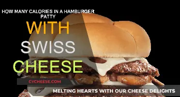 Calories in a Cheeseburger: Swiss Style