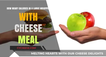 Whopper Meal Calories: A Cheesy Truth