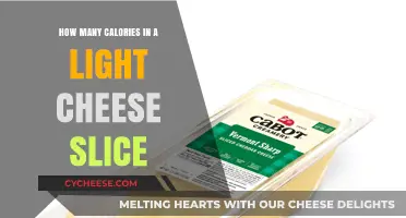 Cheese Slices: Calories in a Light Slice