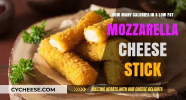 Smart Snacking: Low-Fat Mozzarella Cheese Sticks Calories