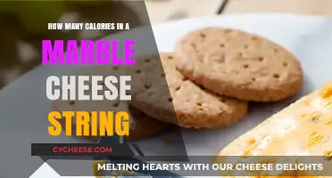 Cheese Strings: Calorie Count of Marble Cheese