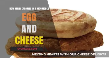 McGriddle Egg and Cheese: Calories and Nutrition Facts