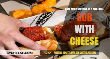 Meatball Sub Calories: Cheese Factor