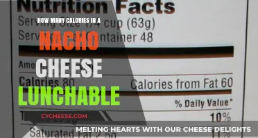 Calorie Count of a Nacho Cheese Lunchable
