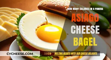 Asiago Cheese Bagel Calories at Panera