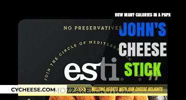 Papa John's Cheese Sticks: Calorie Count Unveiled