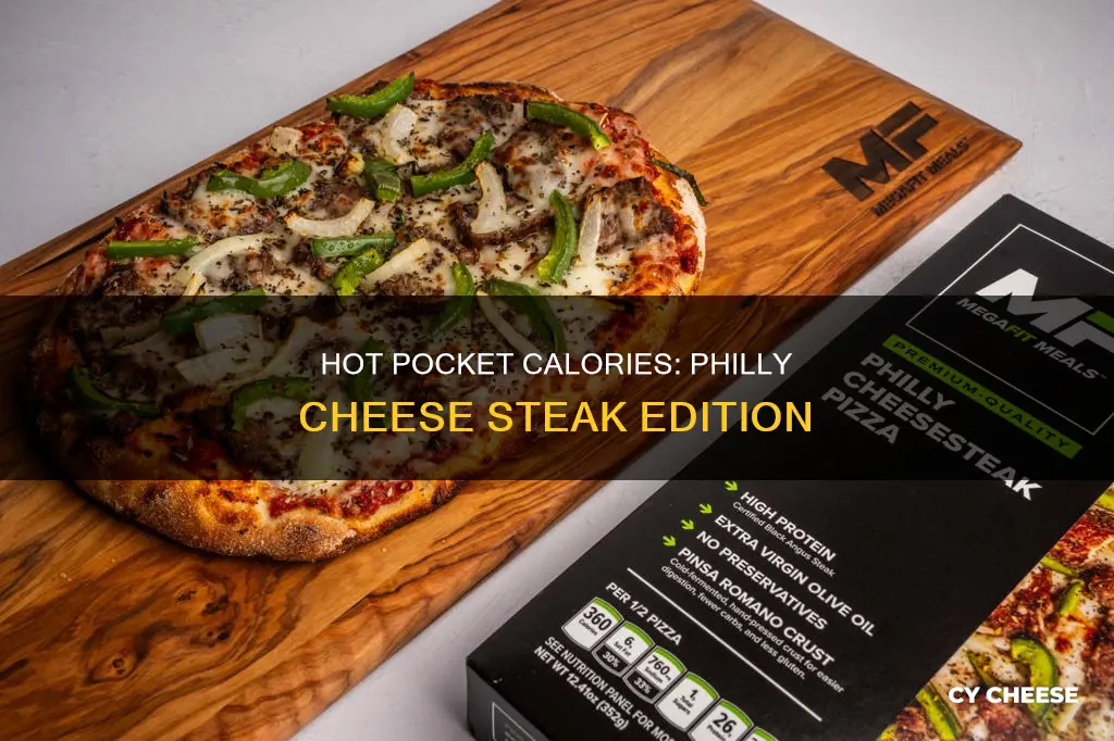 how many calories in a philly cheese steak hot pocket
