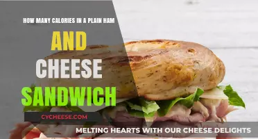 Calorie Count of a Ham and Cheese Sandwich