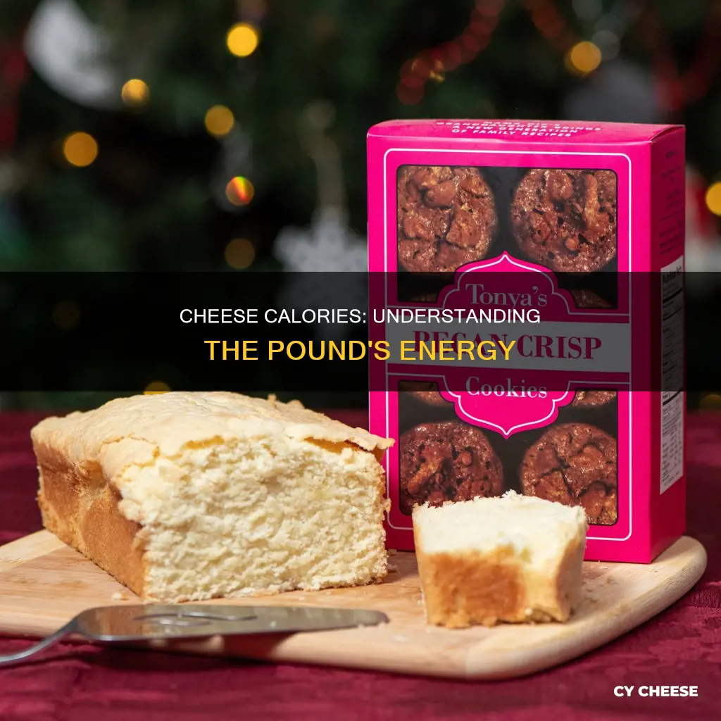 how many calories in a pound of cheese