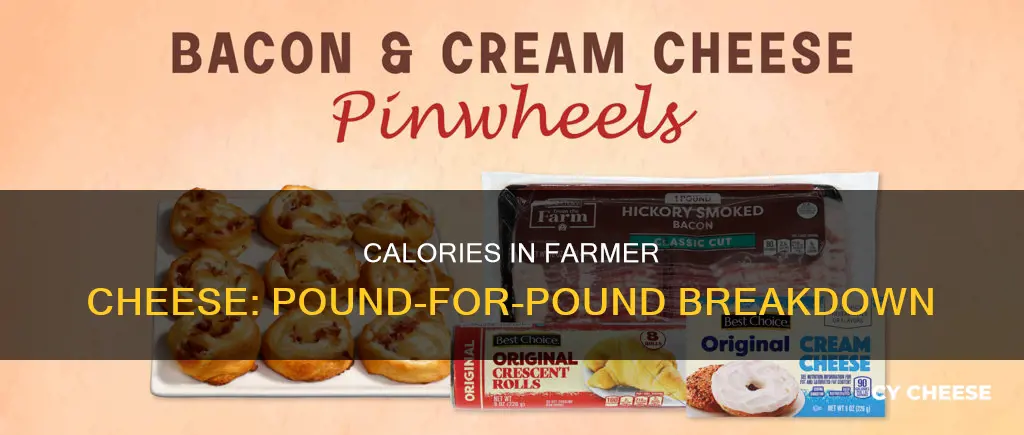 how many calories in a pound of farmer cheese