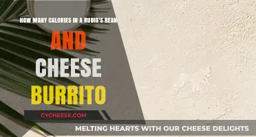 Unraveling Rubio's Bean and Cheese Burrito Calories