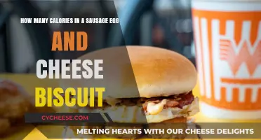 Calorie-laden Breakfast: Sausage, Egg, Cheese Biscuit