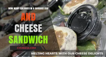 Sausage, Egg, Cheese: Calorie-Heavy Breakfast Sandwich