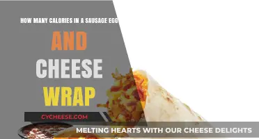 Calorie-laden Sausage, Egg, and Cheese Wrap: How Many?