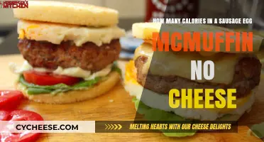 Calorie Count: Sausage Egg McMuffin (No Cheese)