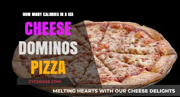 Cheese Pizza Calories: Dominos Six-Cheese Delight