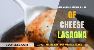 Cheese Lasagna: Calories in a Slice