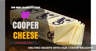Cheese Lovers: Calories in a Slice of Cooper Cheese