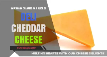 Calorie Count of a Slice of Cheddar Cheese
