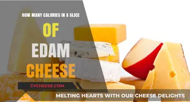 Edam Cheese Slice: Calorie Count and Nutrition Facts