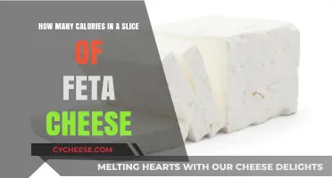 Feta Cheese Slice: Calorie Count and Nutrition Facts