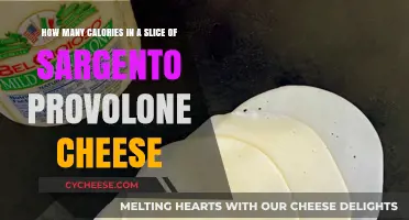 Calories in Sargento Provolone Cheese Slices