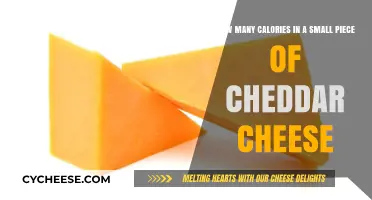 Cheese Lovers: Calories in a Small Piece of Cheddar