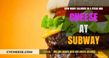 Steak and Cheese: Calories and Nutrition Facts at Subway
