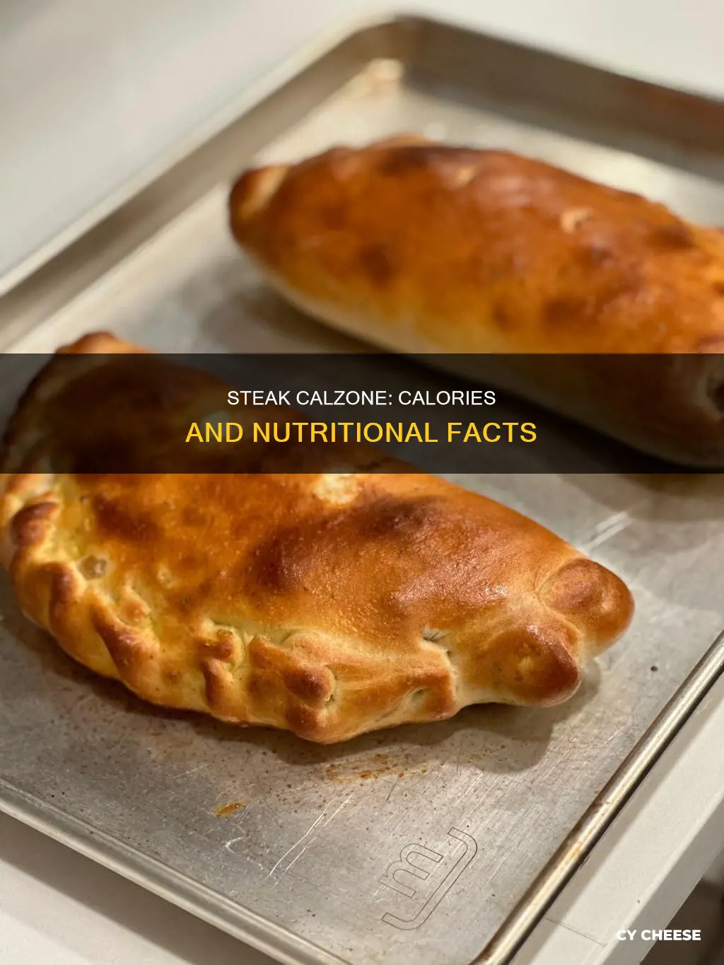 how many calories in a steak and cheese calzone